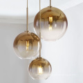 Modern Led Glass Ball Hanging Pendant Light LED Glass Chandelier Lighting